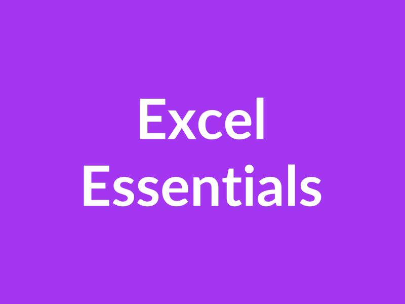 Excel Essentials for the Real World
