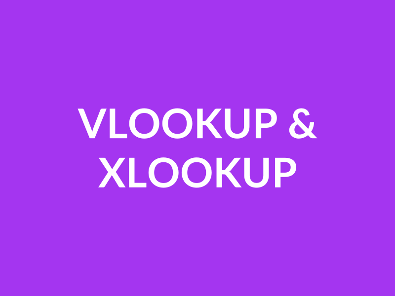 Excel VLOOKUP XLOOKUP and Lookup Functions Course