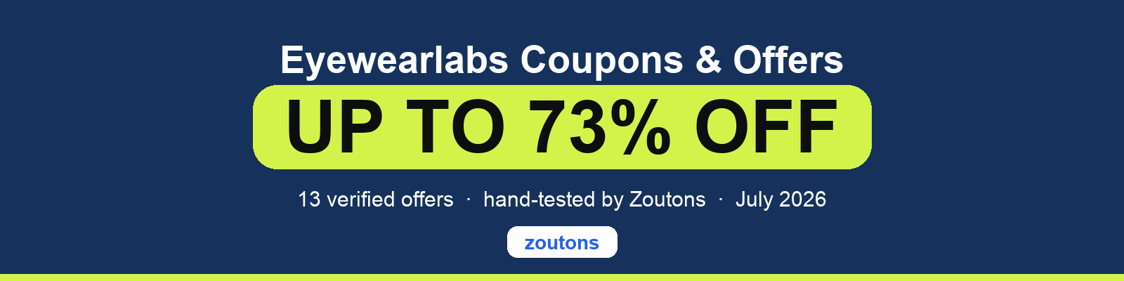 Eyewearlabs Coupons August 2026