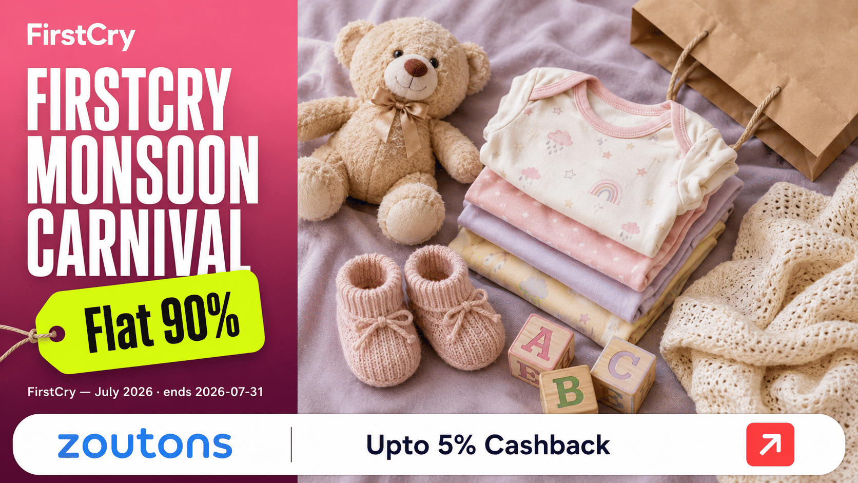 Firstcry Monsoon Carnival — Flat <strong class='bold'><strong class='bold'><strong class='bold'><strong class='bold'><strong class='bold'>9<strong class='bold'><strong class='bold'><strong class='bold'><strong class='bold'><strong class='bold'><strong class='bold'><strong class='bold'>0%</strong></strong></strong></strong></strong></strong></strong></strong></strong></strong></strong></strong> OFF on Handpicked Baby & Kids Products (July 2026)