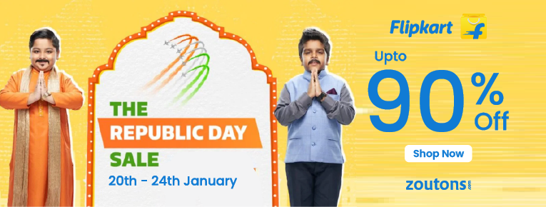 Flipkart Republic Day Sale 2021: Get Up To 90% Off + Free Shipping