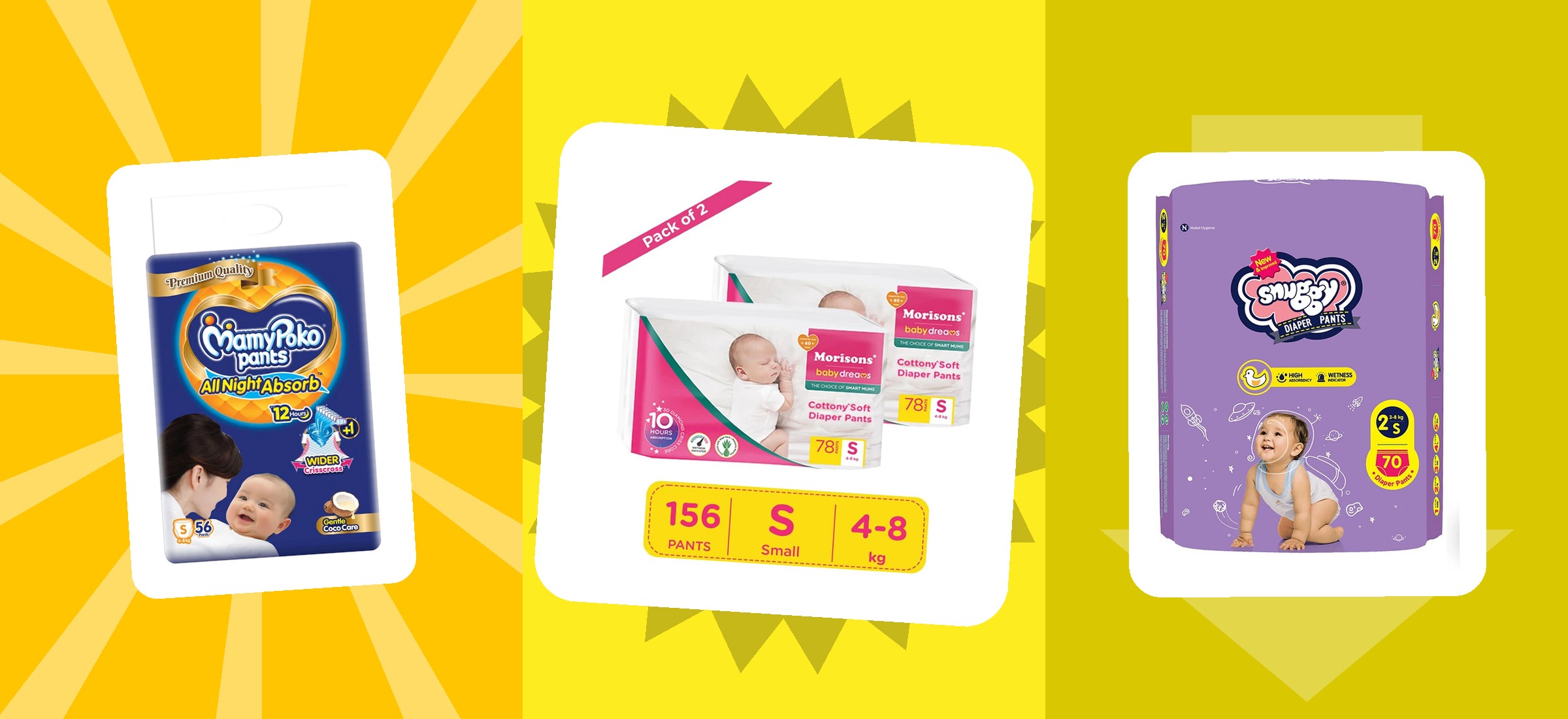 Flipkart Baby Diaper Price Sept 2026: Rs. 5.29 to Rs. 47 a Pant