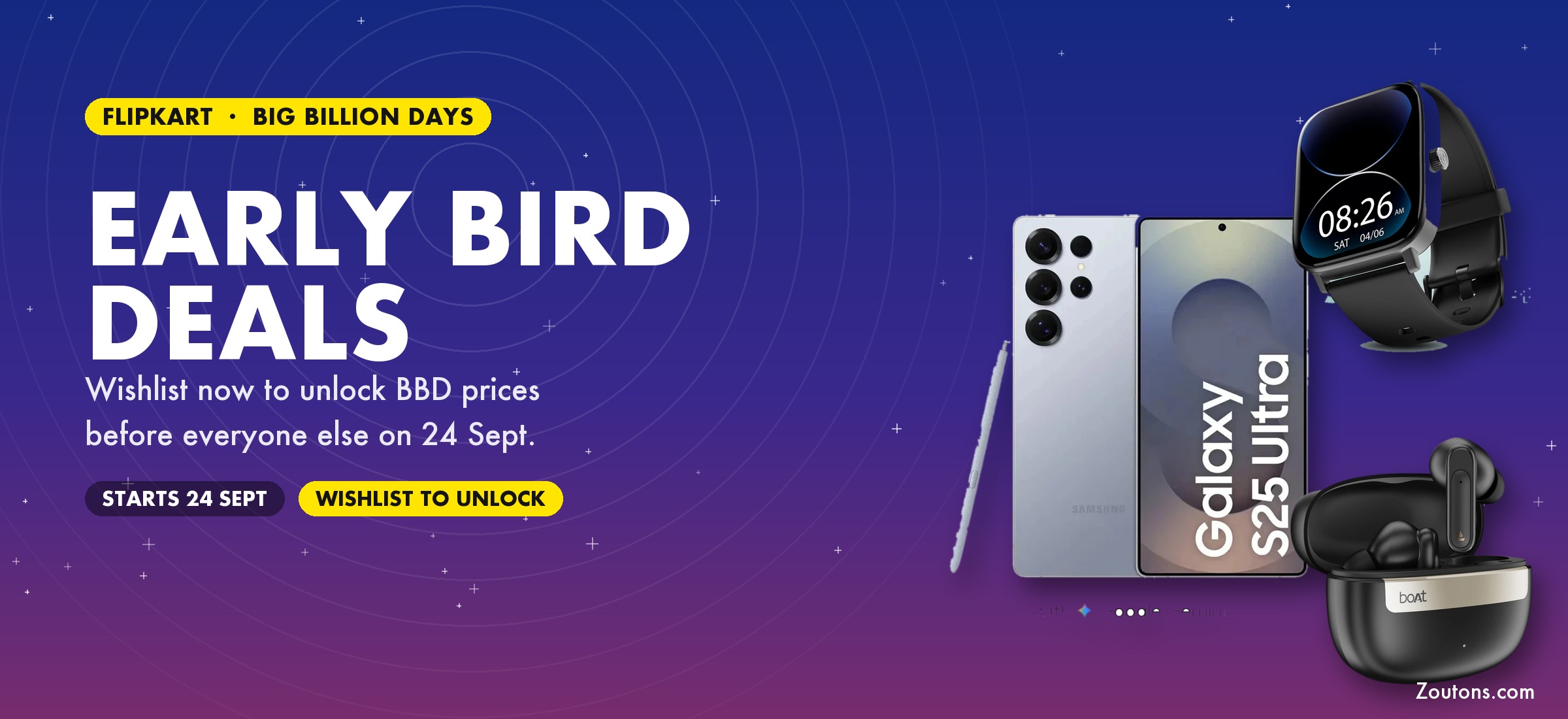 Flipkart Early Bird Deals 2026: Starts 24 Sept, How the Wishlist Trick Works