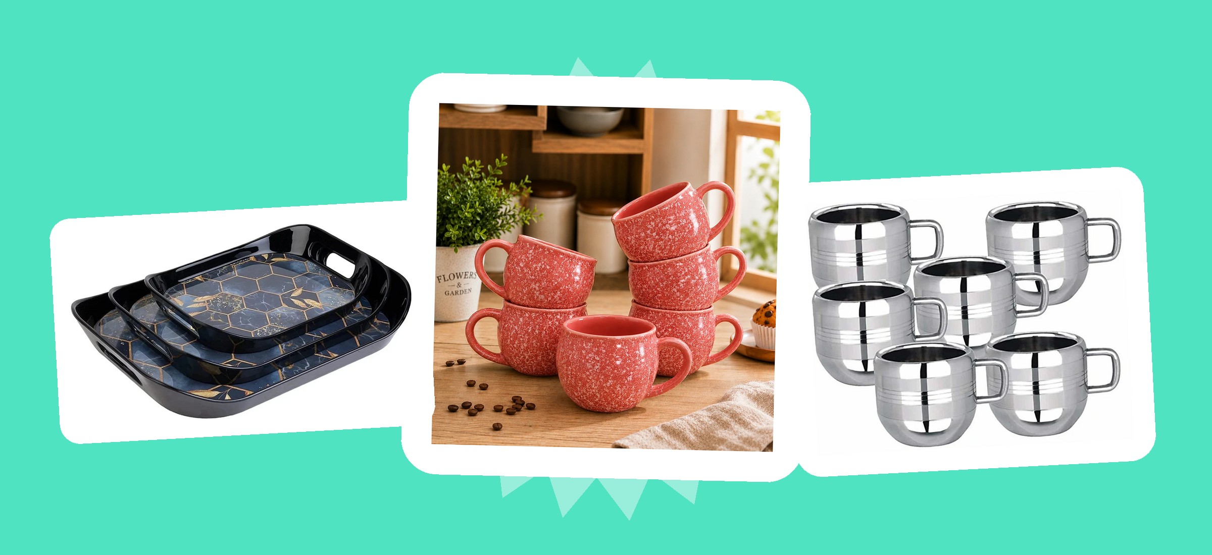 Flipkart Coffee Mug and Serving Tray Price October 2026: One Rs. 999 MRP