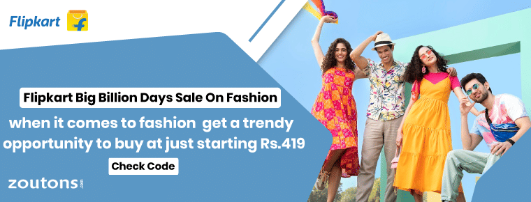 Flipkart Big Billion Days Sale On Fashion