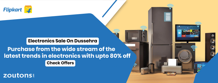 Flipkart Big Dussehra Sale On Electronics