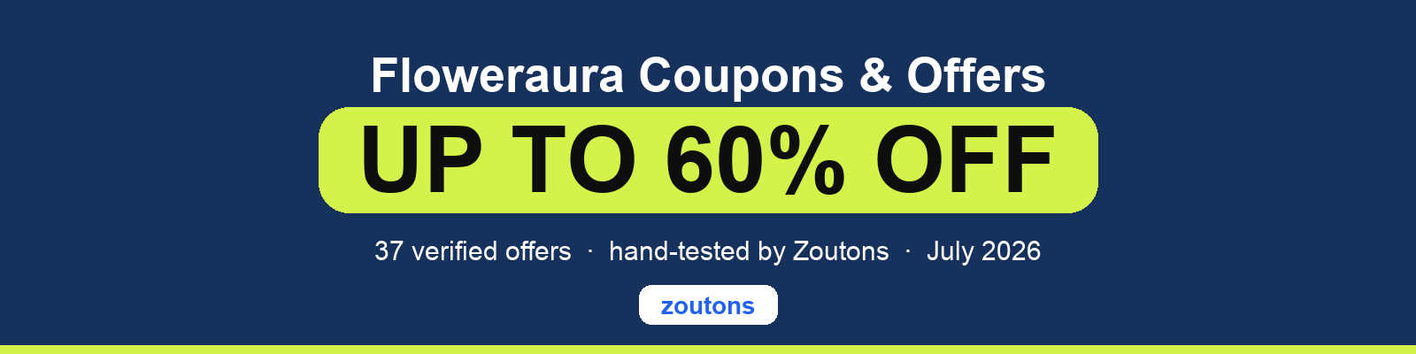 Floweraura Coupons July 2026