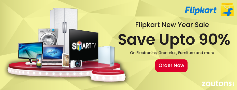 Flipkart New Year Sale 2021: Up To 90% Off | Bank Offers + Free Shipping