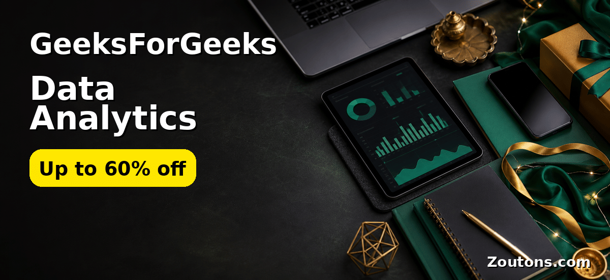 GeeksForGeeks Data Analytics Course Deals July 2026: ₹2,500 Off