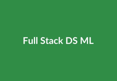 Full Stack Data Science ML Bootcamp GeeksForGeeks
