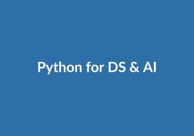 Python for Data Science and AI GeeksForGeeks