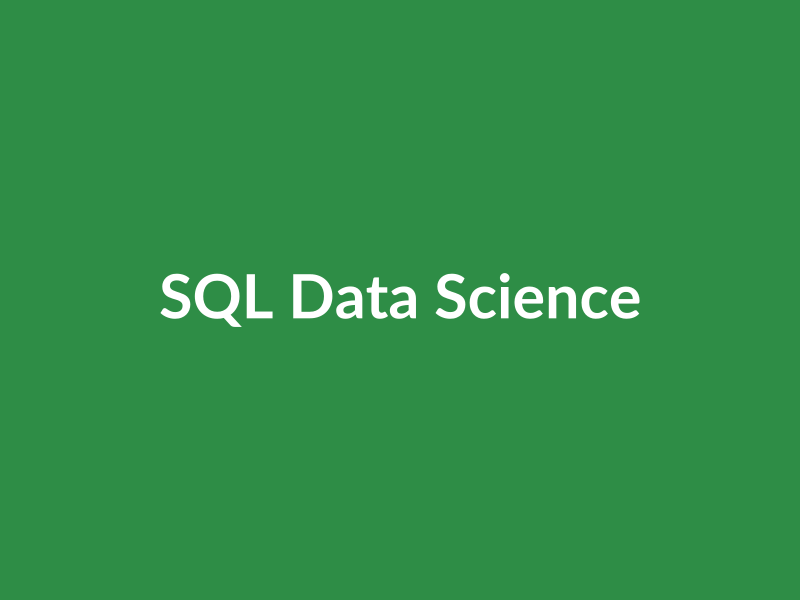 SQL for Data Science Analytics GFG Course