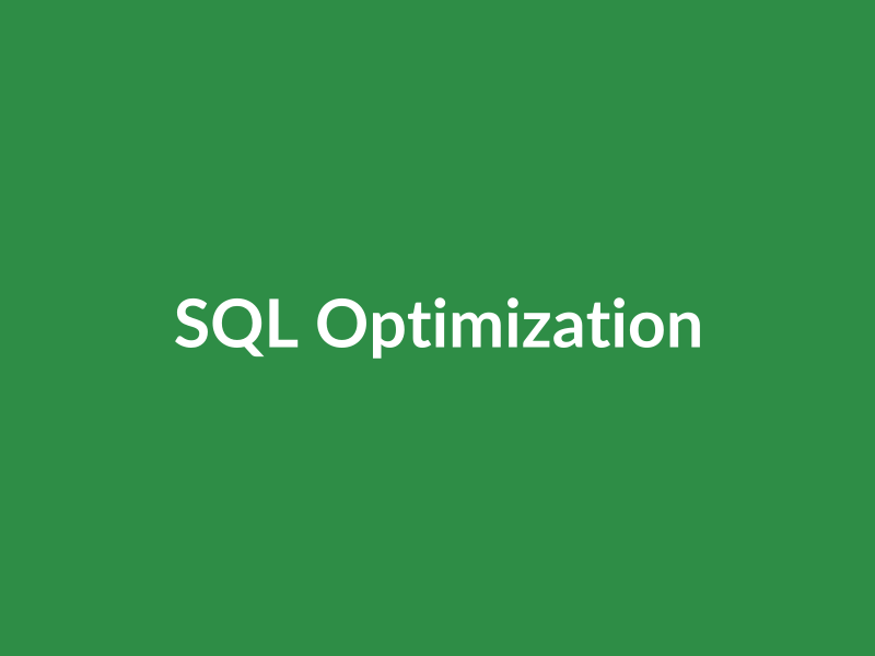 SQL Query Optimization Tuning GFG Course