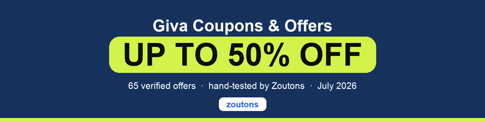 Giva Coupons July 2026