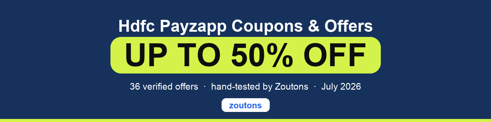 Hdfc Payzapp Coupons July 2026