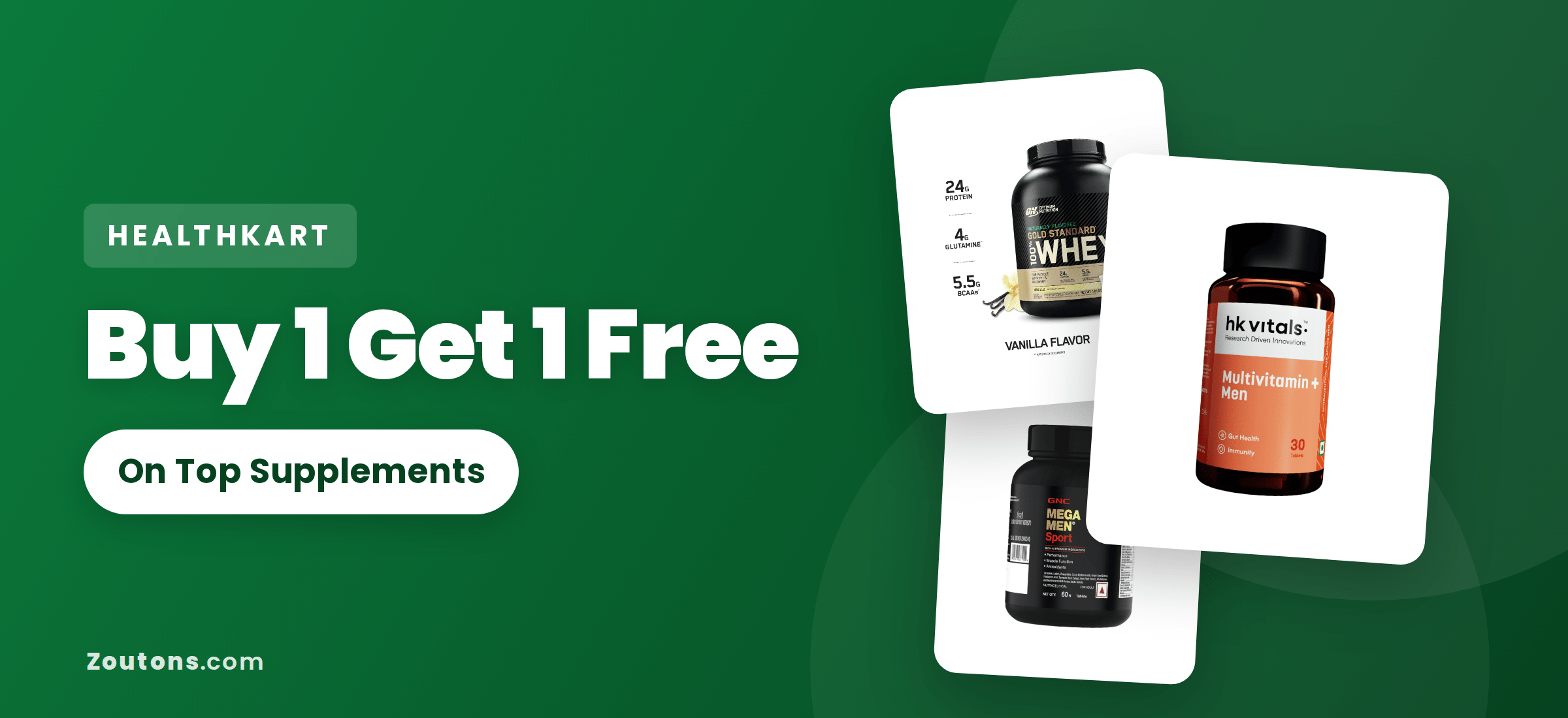 HealthKart Buy 1 Get 1 Free 2026: Best Supplement Deals to Grab