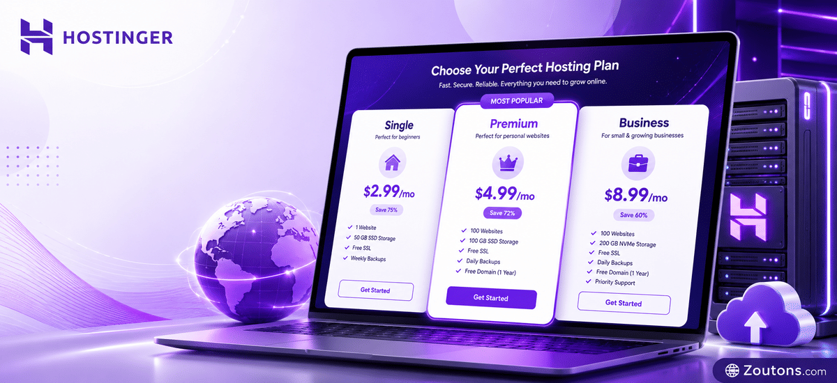 Best Hostinger Hosting Plans 2026: Single vs Premium vs Business