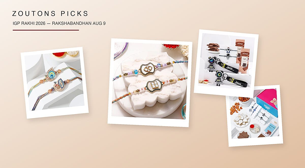 IGP Rakhi 2026: 21 Zoutons Picks From Rs. 195 Designer Threads Up