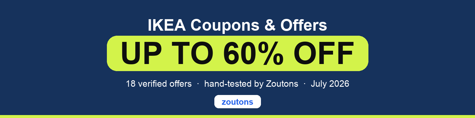 IKEA Coupons July 2026