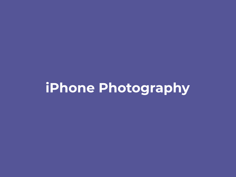 iPhone Photography Pro Course Udemy