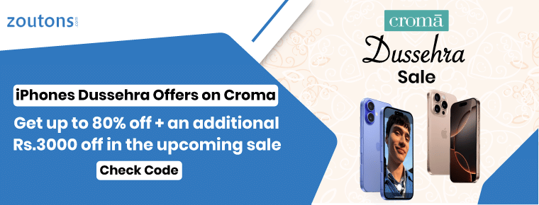 iPhones Dussehra Offers on Croma