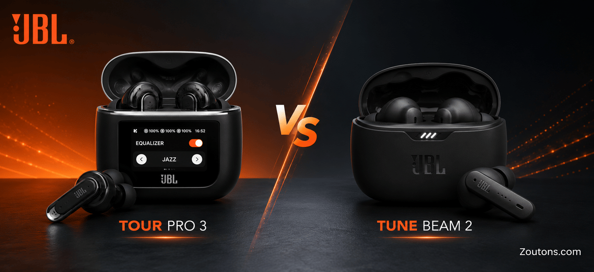 JBL Tour Pro 3 vs Tune Beam 2: Which Earbuds to Buy in India 2026