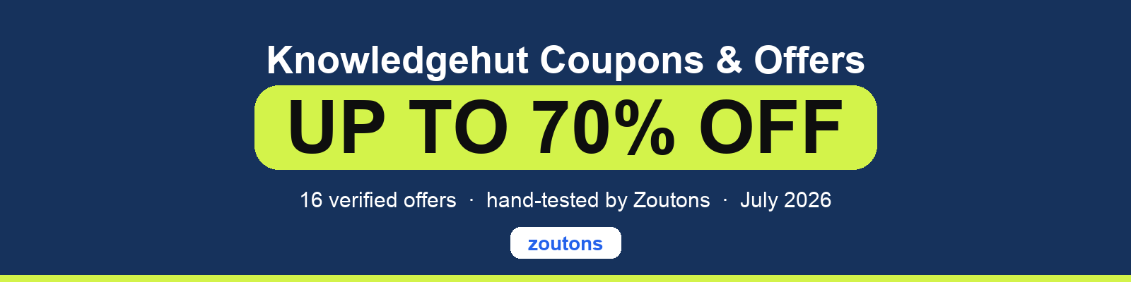 Knowledgehut Coupons July 2026