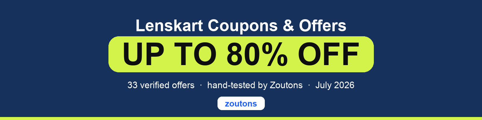 Lenskart Coupons July 2026