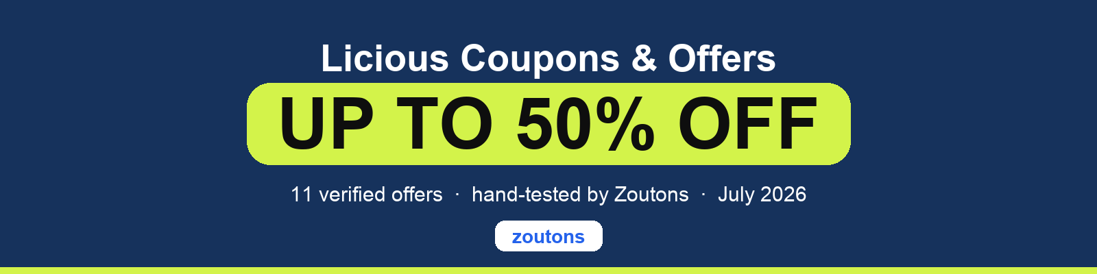 Licious Coupons July 2026