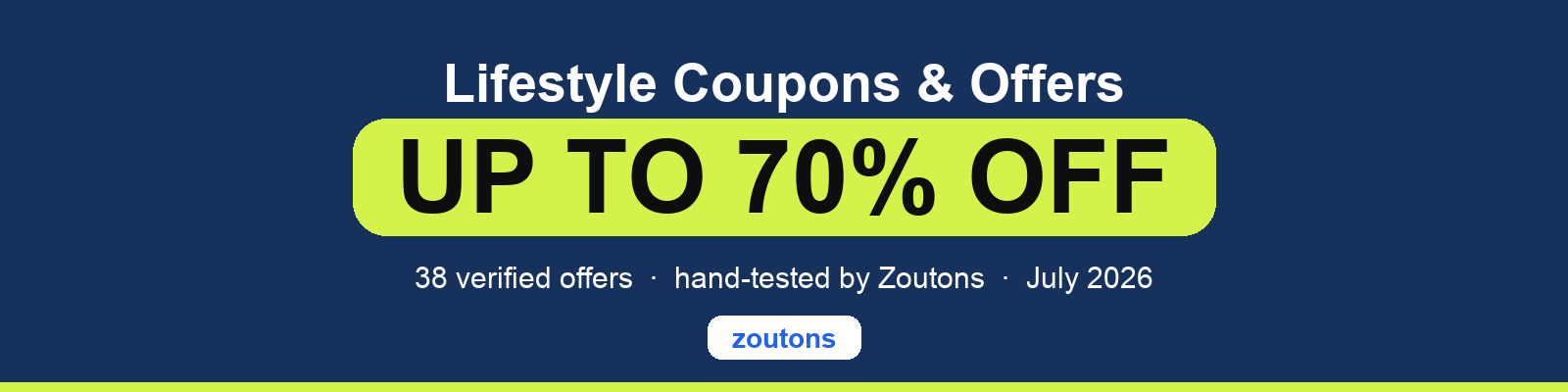 Lifestyle Coupons July 2026
