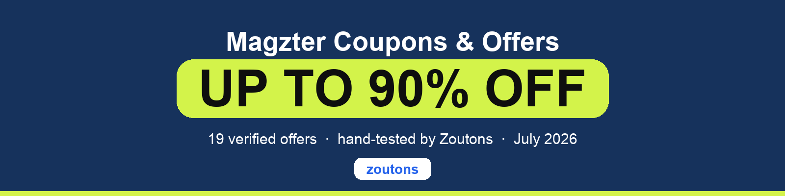 Magzter Coupons July 2026