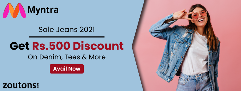 Myntra Sale Jeans (August 2021): Get Rs.500 Discount On Top Brands For Men & Women