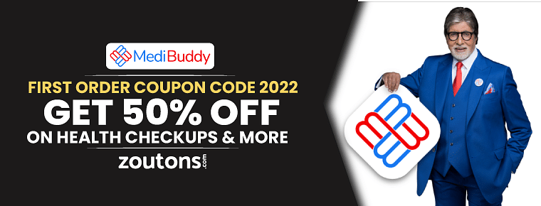 Medibuddy First Order Coupon Code | September 2022 | 50% Off On Health