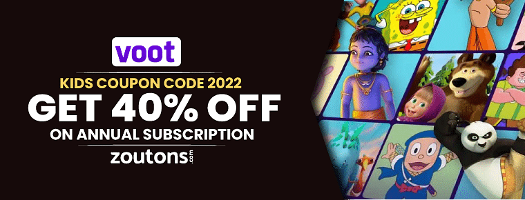 Voot Kids Coupon Code (October 2022) Get 40 Off On Annual Subscription