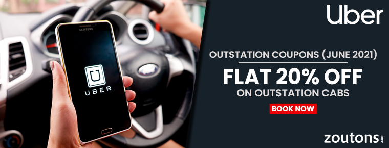 Uber Outstation Coupons (June 2021): Flat 20% Off On Outstation Cabs