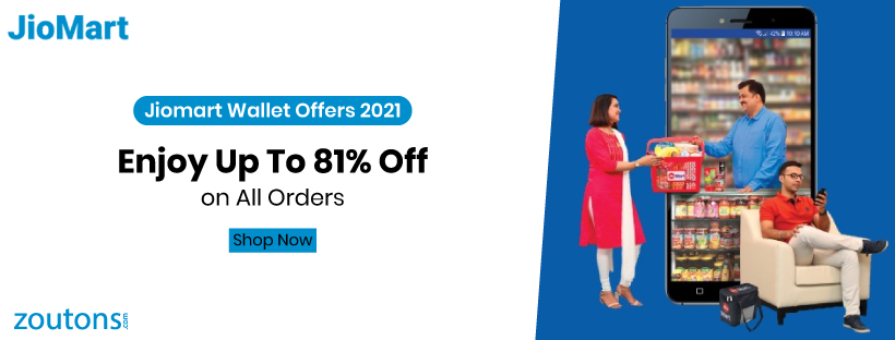 Jiomart Wallet Offers 2021: Enjoy Up To 81% Off on All Orders