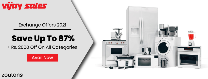 Vijay Sales Exchange Offers 2021: Save 50% Off + Rs.2,500 Cashback On All Products