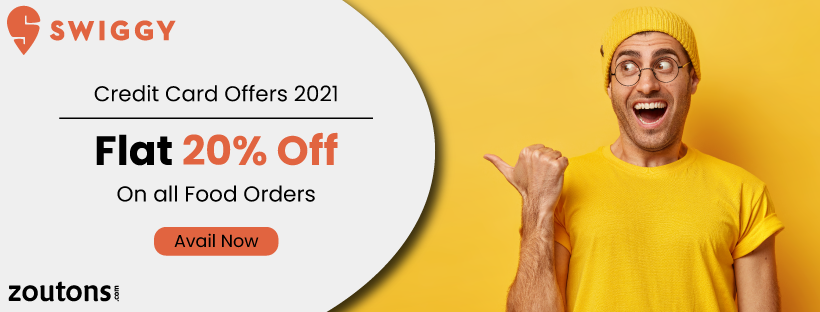 Swiggy Credit Card Offers |July 2021| Get Up to 40% Off On Selected Restaurants| Axis, SBI, HDFC, & More