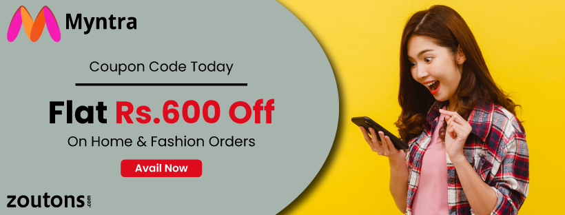 Myntra Coupon Code Today (June 2021):  Save Rs.600 On Footwear, Clothing & More