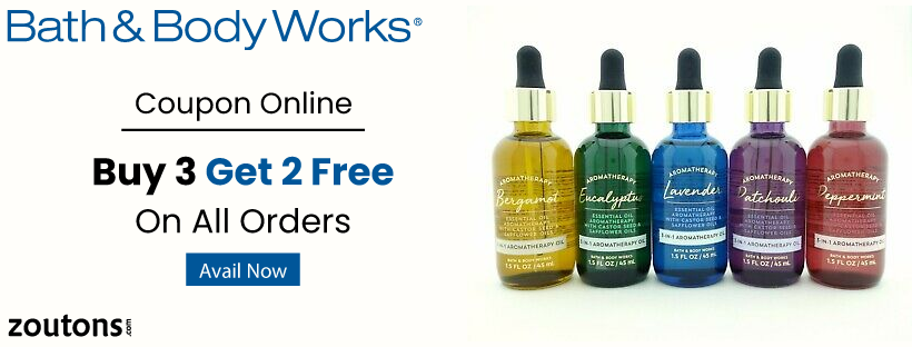 Bath and Body Works Coupon Online (June 2021): Buy 3 Get 2 Free On All Orders