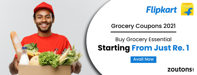 Flipkart Grocery Coupons 2021 (June Special): Get Groceries At Rs.1 & Free Shipping