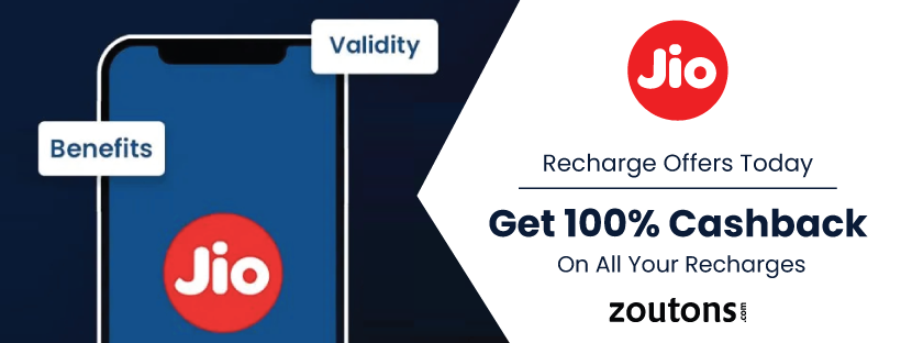 Jio Recharge Cashback Offers Today (April 2021) : Get 100% Cashback on All Your Recharges