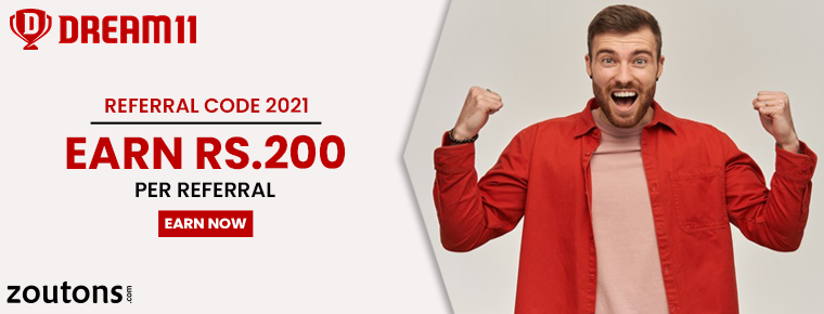 Dream11 Referral Code 2021 (August Edition): Refer And Earn Rs.200 Per Referral