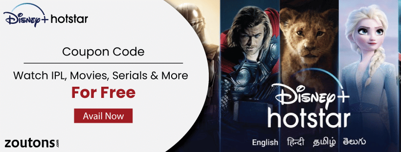 Disney Plus Hotstar Coupon Code January 2022 Watch T20 Movies 
