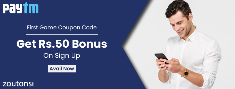 Paytm First Game Coupon Code (May 2021): Get Rs.50 Bonus On Sign Up