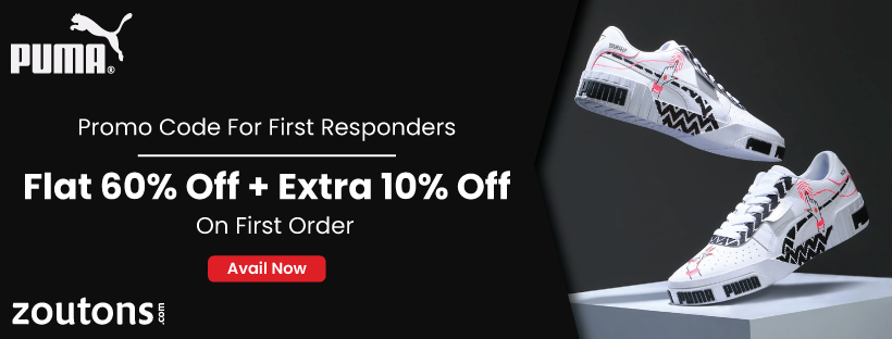 Puma Promo Code For First Responders | July 2021 | Flat 60% Off + Extra 10% Off On First Order
