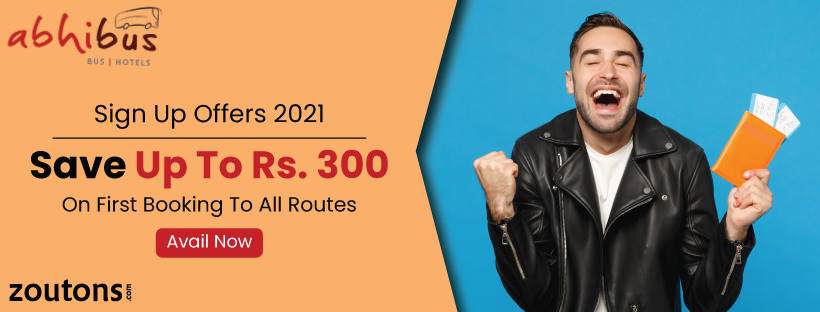 Abhibus Sign Up Offers (August 2021): Redeem Up To Rs. 300 On First Booking To All Routes