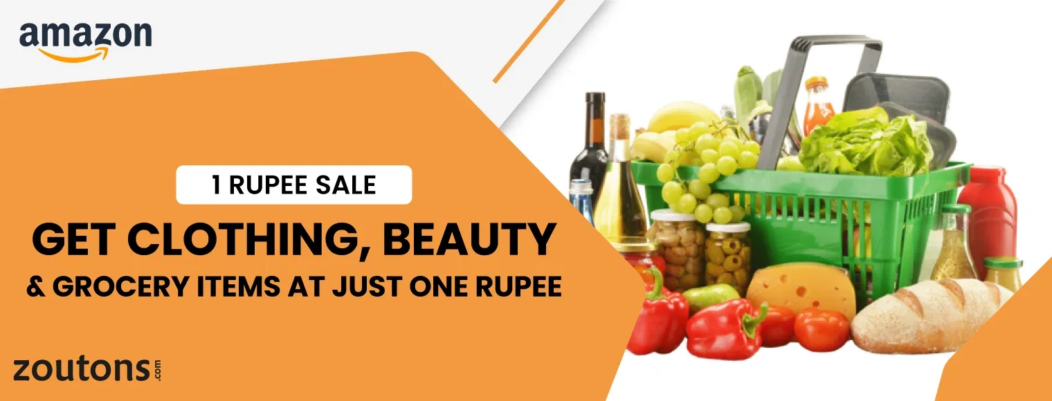 Amazon 1 Rupee Sale | Get Clothing, Beauty & Grocery Items At Just One Rupee