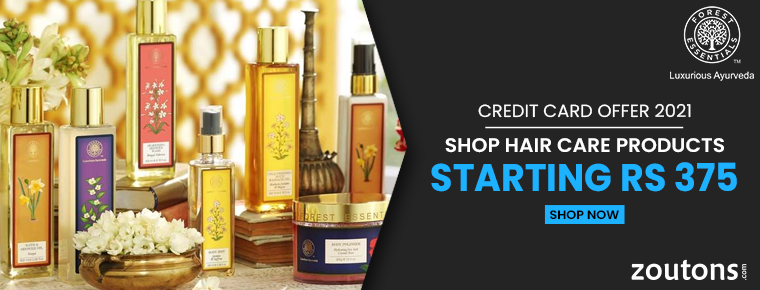 Forest Essentials Credit Card Offer | August 2021 | Shop Hair Care Products Starting Rs 375
