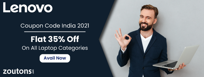Lenovo Coupon Code India for July 2021 | Flat 35% Off on All Laptop Categories